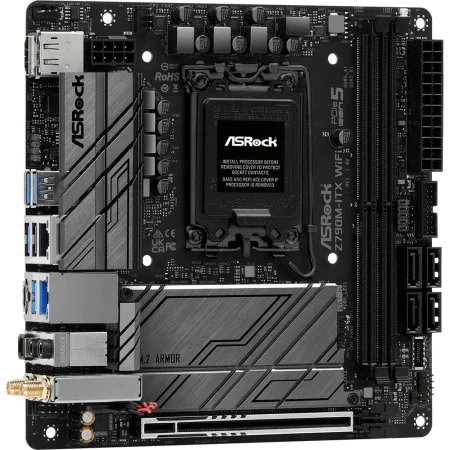 Motherboard ASRock Z790M-ITX WiFi LGA 1700 INTEL Z790 by ASRock, Base plates - Ref: S9173870, Price: 235,44 €, Discount: %