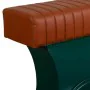 Stool Alexandra House Living Blue PVC Leather Iron 50 x 75 x 95 cm Motorbike by Alexandra House Living, Sofas and chairs - Re...