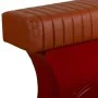 Stool Alexandra House Living Red PVC Leather Iron 50 x 75 x 95 cm Motorbike by Alexandra House Living, Sofas and chairs - Ref...