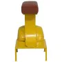 Stool Alexandra House Living Yellow PVC Leather Iron 50 x 75 x 95 cm Motorbike by Alexandra House Living, Sofas and chairs - ...