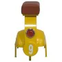 Stool Alexandra House Living Yellow PVC Leather Iron 50 x 75 x 95 cm Motorbike by Alexandra House Living, Sofas and chairs - ...