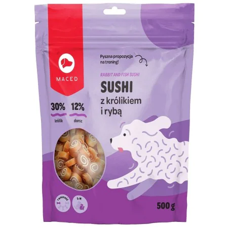 Snack para cães Maced Rabbit for sushi with fish Peixe Coelho 500 g de Maced, Bolachas, biscoitos e snacks - Ref: S9185491, P...