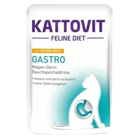 Aliments pour chat Kattovit Gastro Chicken with rice Poulet 85 g de Kattovit, Humide - Réf : S9186099, Prix : 1,69 €, Remise : %