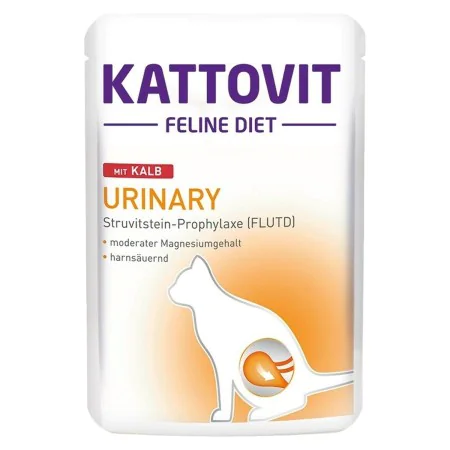 Cat food Kattovit Urinary Veal 85 g by Kattovit, Wet - Ref: S9186105, Price: 1,79 €, Discount: %