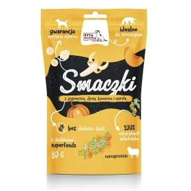 Snack pour chiens SYTA MICHA Banane Abricot Agneau Citrouille 80 g de SYTA MICHA, Biscuits, gâteaux et snacks - Réf : S918616...