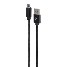 Cabo Micro USB para USB GEMBIRD CCDB-mUSB2B-AMBM-6 Preto 1,8 m de GEMBIRD, Cabos USB - Ref: S9186188, Preço: 3,21 €, Desconto: %