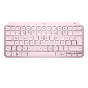 Clavier Logitech 920-010500 Rose Monochrome QWERTY de Logitech, Claviers - Réf : S9186643, Prix : 118,54 €, Remise : %