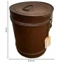 Decorative canister Alexandra House Living Brown Iron Traditional style 23 x 29 x 23 cm by Alexandra House Living, Lidded Sto...