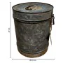 Decorative canister Alexandra House Living Brown Iron Traditional style 23 x 29 x 23 cm by Alexandra House Living, Lidded Sto...