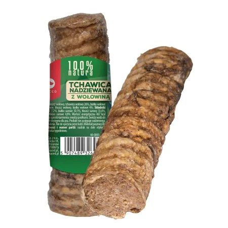 Mordedor de perro Maced Trachea stuffed with beef Carne de vacuno 120 g de Maced, Galletas, bizcochos y snacks - Ref: S918820...