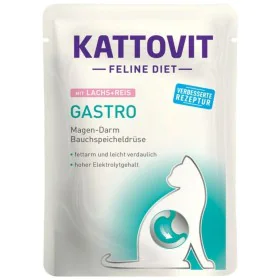 Cat food Kattovit Gastro Salmon with rice Fish 85 g by Kattovit, Wet - Ref: S9188776, Price: 1,77 €, Discount: %