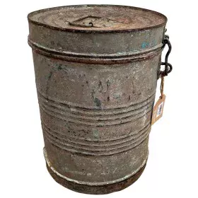 Decorative canister Alexandra House Living Grey Iron Traditional style 29 x 39 x 29 cm by Alexandra House Living, Lidded Stor...