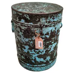 Decorative canister Alexandra House Living Blue Iron Traditional style 34 x 44 x 34 cm by Alexandra House Living, Lidded Stor...