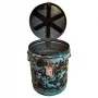 Decorative canister Alexandra House Living Blue Iron Traditional style 34 x 44 x 34 cm by Alexandra House Living, Lidded Stor...