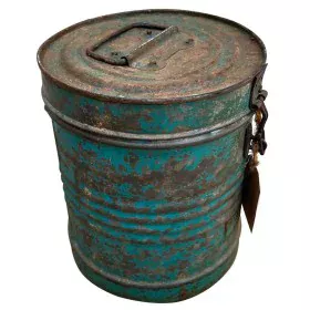 Decorative canister Alexandra House Living Blue Iron Traditional style 20 x 23 x 20 cm by Alexandra House Living, Lidded Stor...