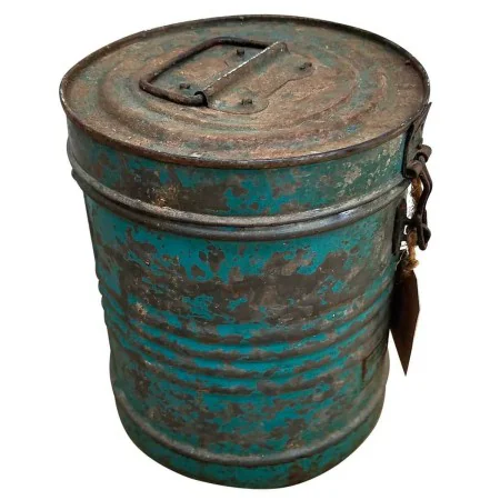 Decorative canister Alexandra House Living Blue Iron Traditional style 20 x 23 x 20 cm by Alexandra House Living, Lidded Stor...