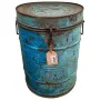 Decorative canister Alexandra House Living Blue Iron Traditional style 33 x 46 x 33 cm by Alexandra House Living, Lidded Stor...