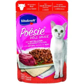 Aliments pour chat Vitakraft POESIE DELICE Viande de bœuf 85 g de Vitakraft, Humide - Réf : S9190426, Prix : 1,28 €, Remise : %