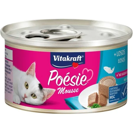 Comida para gato Vitakraft POESIE mousse salmon Pescado 85 g de Vitakraft, Húmeda - Ref: S9190428, Precio: 1,38 €, Descuento: %