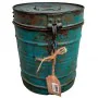 Decorative canister Alexandra House Living Blue Iron Traditional style 23 x 28 x 23 cm by Alexandra House Living, Lidded Stor...