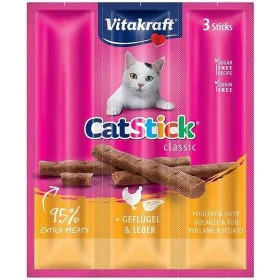 Collation pour Chat Vitakraft CatStick Mini Oiseaux de Vitakraft, Snacks - Réf : S9190435, Prix : 1,69 €, Remise : %