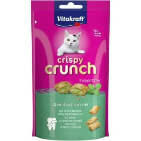 Collation pour Chat Vitakraft CRISPY CRUNCH Menthe Viande Oiseaux 60 g de Vitakraft, Snacks - Réf : S9190468, Prix : 1,73 €, ...