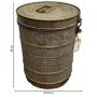 Decorative canister Alexandra House Living Grey Iron Traditional style 29 x 38 x 29 cm by Alexandra House Living, Lidded Stor...