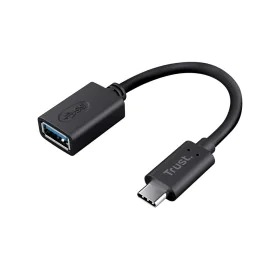 USB to USB-C Adapter Trust 20967 Black by Trust, USB Cables - Ref: S9190800, Price: 9,84 €, Discount: %