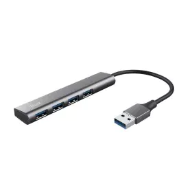 Hub USB Trust 24947 Gris Negro/Gris (1 unidad) de Trust, Hubs USB - Ref: S9190841, Precio: 25,11 €, Descuento: %