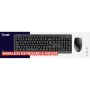 Clavier et souris sans fil Trust Primo Noir Monochrome Anglais EEUU Qwerty US de Trust, Ensembles Clavier et Souris - Réf : S...