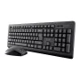 Clavier et souris sans fil Trust Primo Noir Monochrome Anglais EEUU Qwerty US de Trust, Ensembles Clavier et Souris - Réf : S...