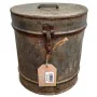 Decorative canister Alexandra House Living Grey Iron Traditional style 22 x 23 x 22 cm by Alexandra House Living, Lidded Stor...