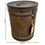 Decorative canister Alexandra House Living Brown Iron Traditional style 23 x 20 x 23 cm by Alexandra House Living, Lidded Sto...