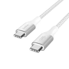 Cabo USB-C Belkin CAB015BT1MWH 1 m Branco (1 Unidade) de Belkin, Cabos USB - Ref: S9192859, Preço: 12,28 €, Desconto: %