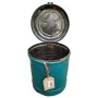 Decorative canister Alexandra House Living Blue Iron Traditional style 19 x 24 x 19 cm by Alexandra House Living, Lidded Stor...