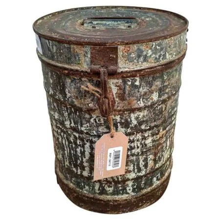 Decorative canister Alexandra House Living Brown Iron Traditional style 23 x 29 x 23 cm by Alexandra House Living, Lidded Sto...