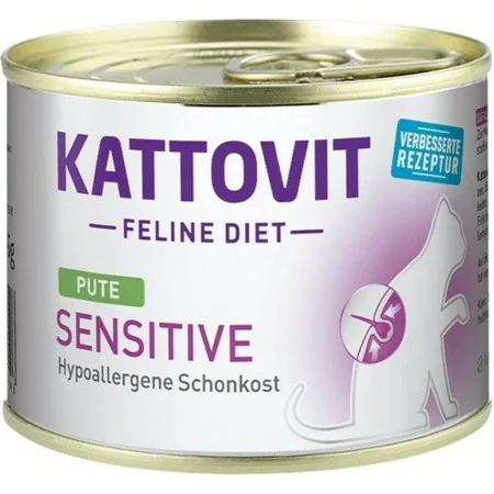 Comida para gato Kattovit Sensitive Turkey 185 g de Kattovit, Húmida - Ref: S9193305, Preço: 2,88 €, Desconto: %