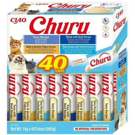 Collation pour Chat Inaba Churu Variety box Tuna Poisson de Inaba, Snacks - Réf : S9194213, Prix : 23,17 €, Remise : %