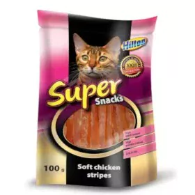 Lanche para Gato Hilton Soft chicken stripes Frango 100 g de Hilton, Snacks - Ref: S9195322, Preço: 3,67 €, Desconto: %