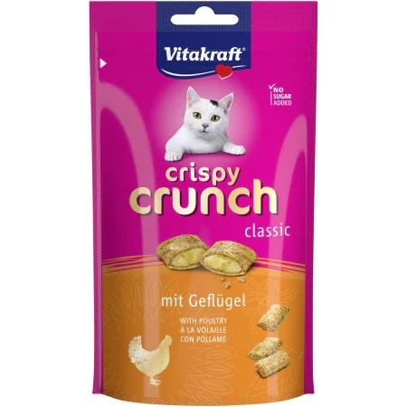 Lanche para Gato Vitakraft CRISPY CRUNCH Pássaros 60 g de Vitakraft, Snacks - Ref: S9195329, Preço: 1,57 €, Desconto: %