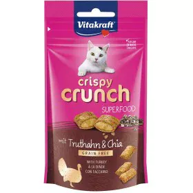 Collation pour Chat Vitakraft CRISPY CRUNCH Dinde 60 g de Vitakraft, Snacks - Réf : S9195330, Prix : 1,73 €, Remise : %