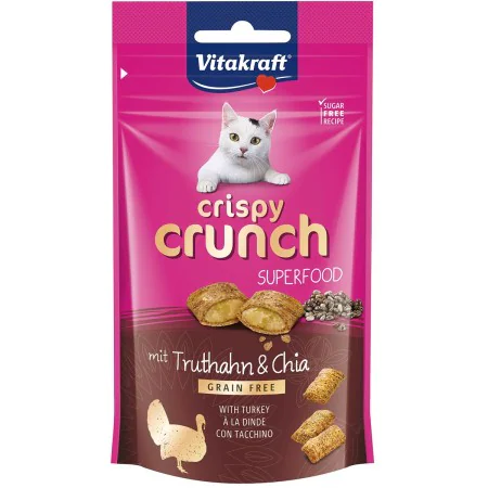 Collation pour Chat Vitakraft CRISPY CRUNCH Dinde 60 g de Vitakraft, Snacks - Réf : S9195330, Prix : 1,57 €, Remise : %