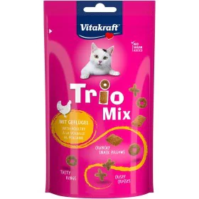 Snack für Katze Vitakraft Trio Mix Poultry Vögel 60 g von Vitakraft, Snacks - Ref: S9195335, Preis: 1,34 €, Rabatt: %