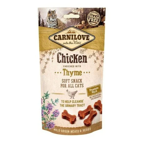 Lanche para Gato Carnilove Chicken & Thyme Frango 50 g de Carnilove, Snacks - Ref: S9195360, Preço: 2,29 €, Desconto: %