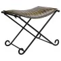 Bench Alexandra House Living Green Leather Metal Iron 45 x 45 x 52 cm by Alexandra House Living, Chairs - Ref: D1632617, Pric...