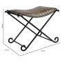 Bench Alexandra House Living Green Leather Metal Iron 45 x 45 x 52 cm by Alexandra House Living, Chairs - Ref: D1632617, Pric...