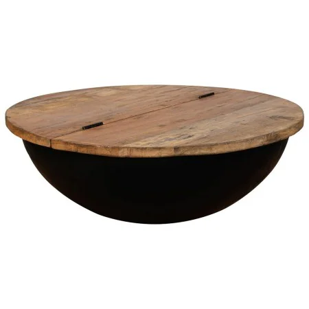 Table Basse Alexandra House Living Noir Fer Bois de manguier 86 x 30 x 86 cm de Alexandra House Living, Tables - Réf : D16326...