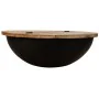 Table Basse Alexandra House Living Noir Fer Bois de manguier 86 x 30 x 86 cm de Alexandra House Living, Tables - Réf : D16326...