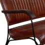 Bench Alexandra House Living Brown Leather Metal Iron 62 x 75 x 112 cm by Alexandra House Living, Benches - Ref: D1632620, Pr...