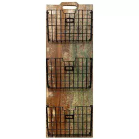 Prateleira Alexandra House Living Castanho Madeira Metal Ferro 10 x 90 x 33 cm de Alexandra House Living, Estantes flutuantes...